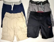 CIRCO, LEVIS, CHILDREN'S PLACE, TOUGHSKINS - Lot of 4 BOYS SHORTS size 7, 6-7