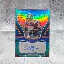 2025 Panini Certified Canton teal Signatures Isaac Bruce #CAN-IBR Auto  HOF /75