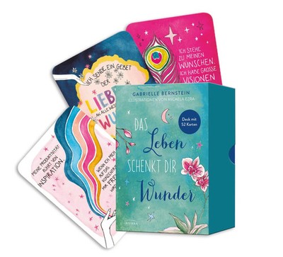 Das Leben schenkt dir Wunder | Gabrielle Bernstein | Deck mit 52 Karten | Box
