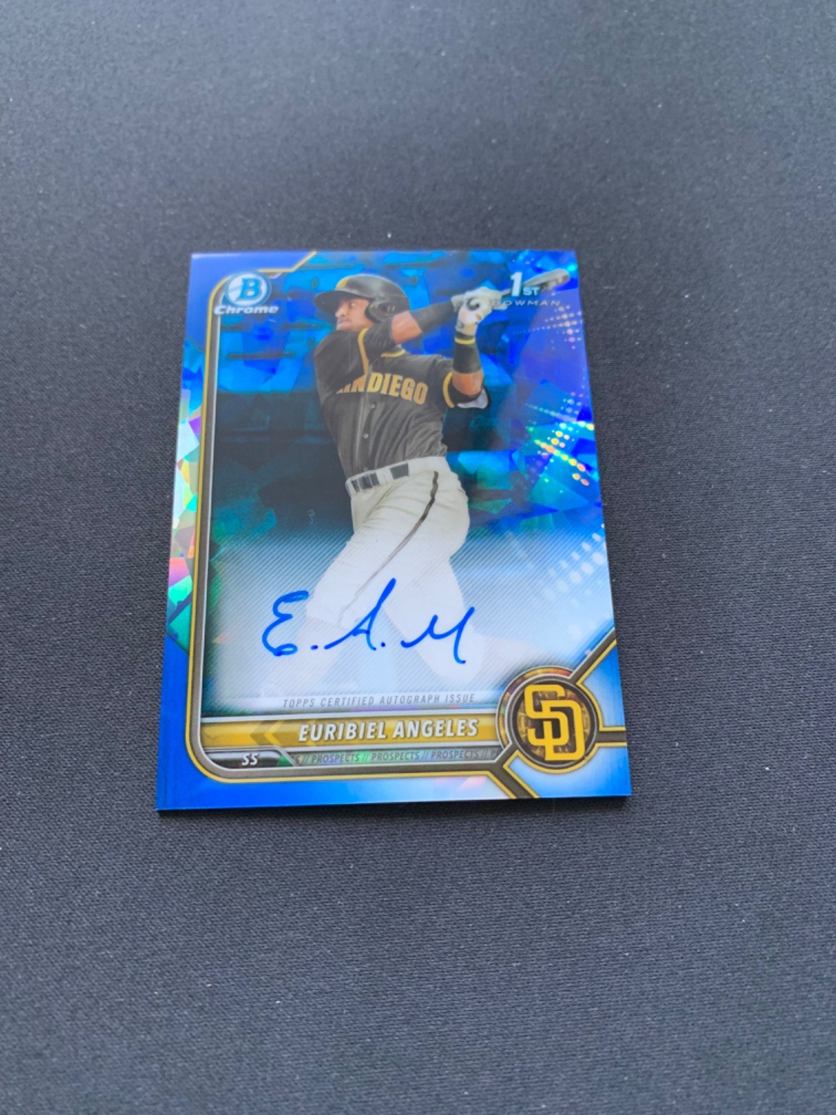 2022 Bowman Sapphire - Euribiel Angeles Auto #BSPA-EA