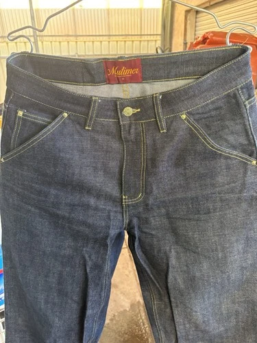 Mutimer Raw Selvedge Denim Straight Leg Jeans 30W 30L Regular Fit - product listing photo