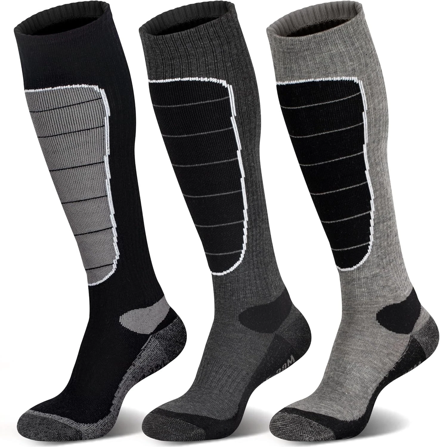Merino Wool Thermal Ski Socks Cold Weather