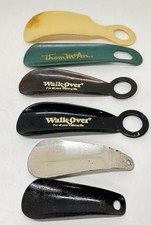 Vintage 6 Advertising Plastic Metal Shoe Horns Thom Mcan, Walk-Over