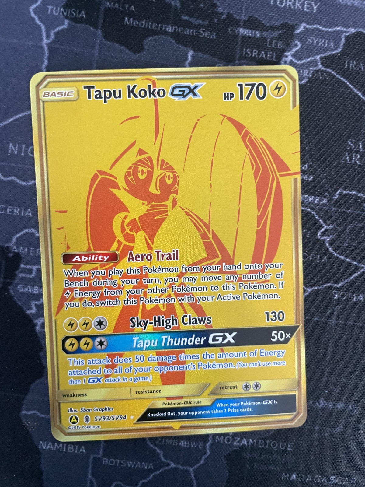 Tapu Koko GX SV93/SV94 Hidden Fates: Shiny Vault Holo