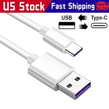 USB Type C Data Cable 5A Fast Charging USB-A to USB-C Charger Cord For Phone