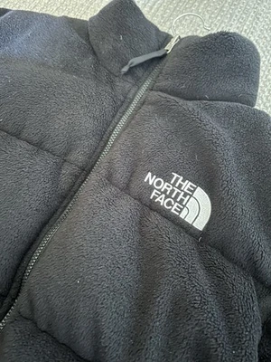 The North Face - Pufferjacke in Schwarz aus Polarfleece L - Bild 1 von 4