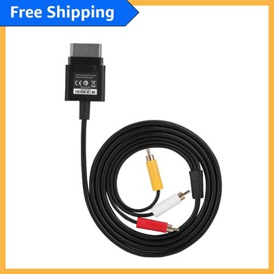 Durable ABS AV Cable 1.8M for Xbox 360 Slim | Reliable Audio Video Connection