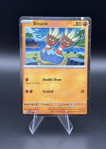Binacle ME: Mega Evolution Promo 087 Black Star Promo Cosmo Holo Pokemon TCG