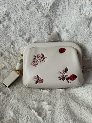 RARE NWT Coach 1941 LADYBUG Print Glovetaned Leather W/Slots