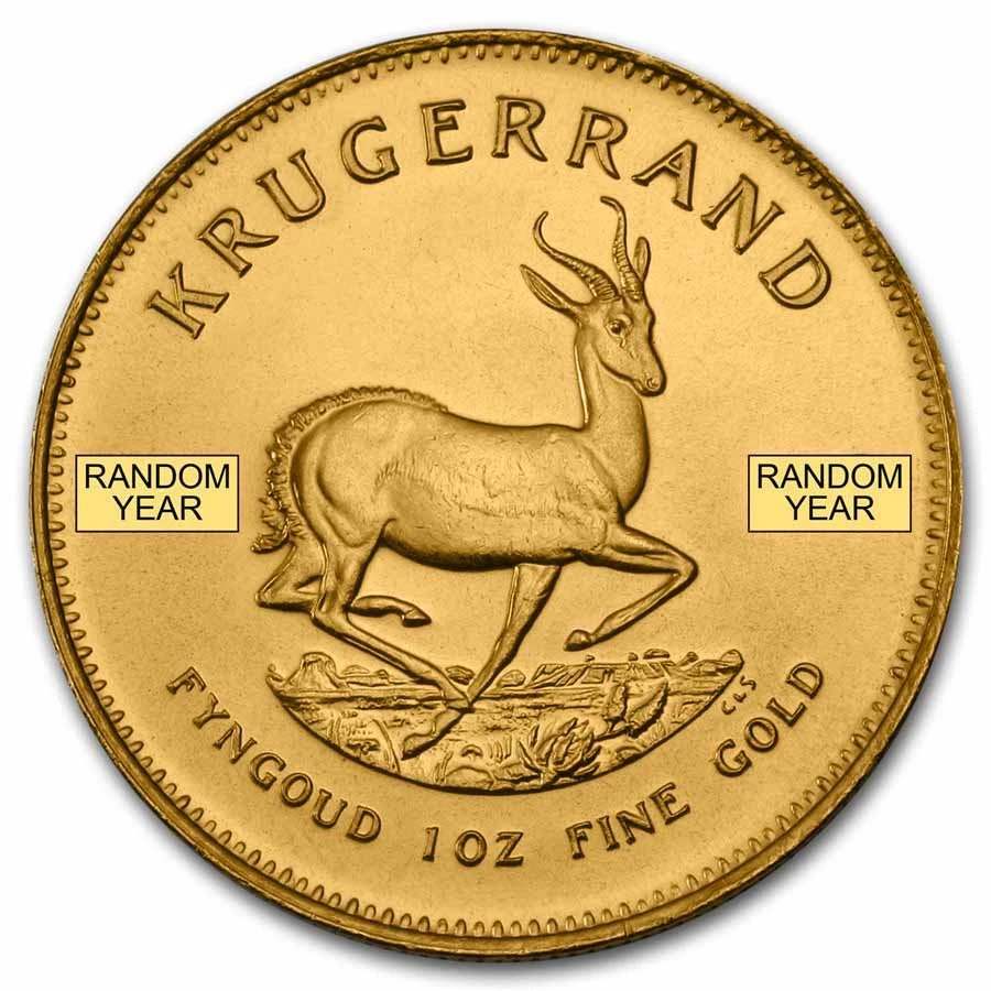 1 oz Gold South African Krugerrand Coin BU Random Year Review