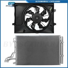 For 2014 2015 2016 Kia Soul Aluminum Electric AC Condenser Cooling Fan Kit