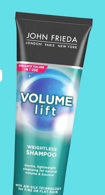 John Frieda VOLUME LIFT WEIGHTLESS SHAMPOO Fine or Flat Hair 8.45 oz 250 ml NEW
