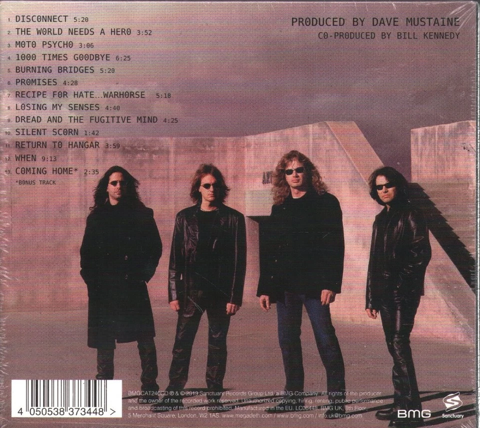 Megadeth Die Welt Braucht Einen Helden CD Europa BMG 2019 Im Digipak BMGCAT246CD - Bild 2 von 2