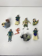 McDonald's Disney Mulan Happy Meal Toys Mixed Set of 8 1998 Vintage