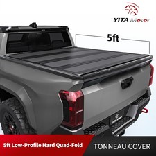 5ft Low Pro Hard Tonneau Cover Truck Bed For 2024-2026 Toyota Tacoma 4-fold 5ft Low Pro Hard Tonneau Cover Truck Bed For 2024-2026 Toyota Tacoma 4-fold