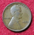 1922 D Denver Lincoln 1c Wheat Cent VG Very Good