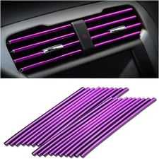 20PCS Car Air Conditioner Decoration Strip, Waterproof Vehicle Air Vent Outlet D