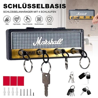 Marshall Wandmontage Schlüsselbrett JCM800 Gitarre Schlüsselanhänger Haken DE