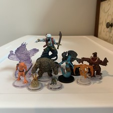 Lot of 10 Elemental Miniatures Dungeons and Dragons Pathfinder D D Figures Dnd 1
