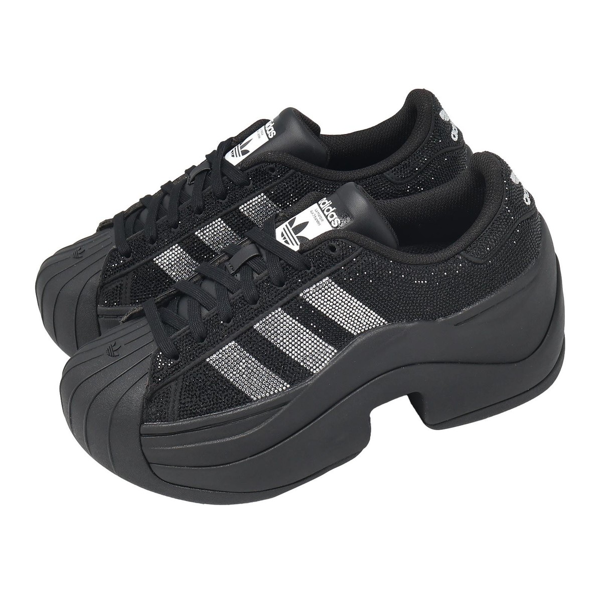 靴  SUPERSTAR BOLD 235 adidas Originals Superstar Bold Core Black Silver Metallic Women