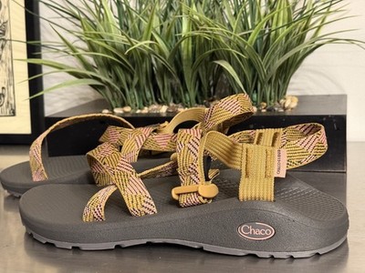 Chaco Z/Cloud Sandals Overhaul Bronze / Pink Womens Sandals 11 Hiking Camping