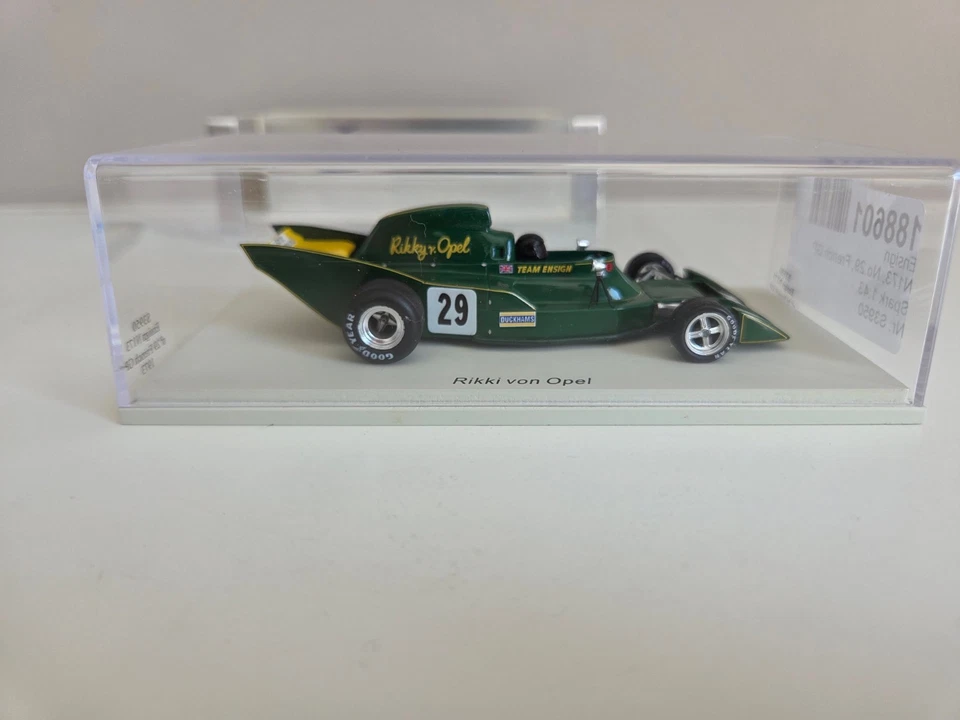 Spark 1/43 Ensign Ford N173 R. di Opel - Gp francese 1973 - S3950 - Immagine 4 di 4