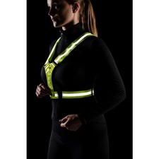 HKM LED Saftey Vest Neon Yellow Size Adult