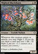 Blighted Blackthorn 90 Common Lorwyn Eclipsed NM Magic: The Gathering ECL