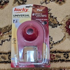 Korky Universal Plus Toilet Flapper No. 2001 Red Resist Chlorine Size 2 Inch