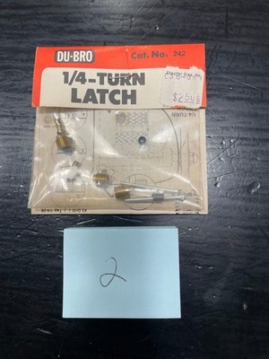 VINTAGE R/C  DU-BRO 1/4 - TURN LATCH  #242