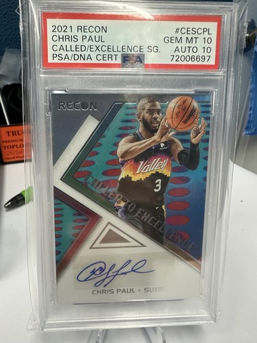 21-22 Panini Recon Called to Excellence Signatures Chris Paul PSA 10 3/35