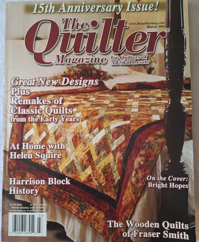 The American Quilter Magazine Back Issue - March 2004 - EUC
