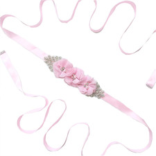 Bridesmaid and Flower Girls Sash Belt Bridal Wedding Maternity Baby Shower Sash