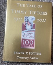 Beatrix Potter Timmy Tiptoes, Unread, The Tale Of Centenary Edition Gold 2002