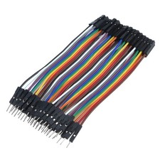 40 Pin Breadboard Jumper Wires, 10CM, Male to Female, Ribbon Cable, Arduino