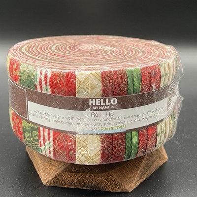 Robert Kaufman Holiday ColorStory Roll-Up Jelly Roll - Winter Grandeur RU-557-40