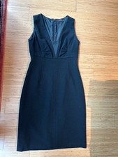 Elie Tahari black dress with beautiful zipper pull