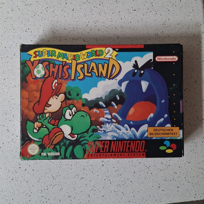 Nintendo SNES Super Mario World 2 Yoshi's Island (PAL) OVP CIB Anleitung Deutsch