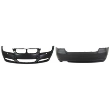 Front Rear Bumper Covers Set For 2009-2011 BMW 328i 323i