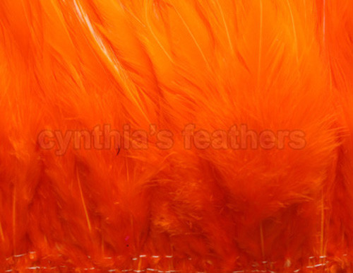 100+ (9 g, 0,32 oz) naranja brillante 5-7" sillín COQUE plumas de gallo para manualidades - Imagen 2 de 2
