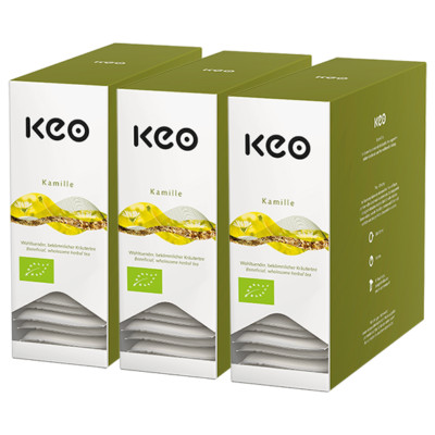 Keo BIO Teachamp Kuvert Kamille 3er Pack