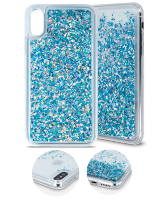 XIAOMI REDMI NOTE 8T - LIQUID SPARKLE Flüssig Tasche Wasser Case Schutz Hülle