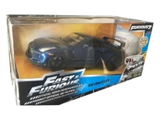 NISSAN GT-R R35 BLUE 1/24 BRIAN'S FAST & FURIOUS 7 DIE CAST BY JADA 97036
