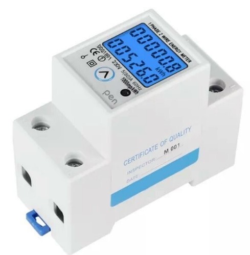Electricity Meter for Granny Caravan Parks Flat Din Mount HWS Meter 240v 80A - Picture 4 of 9