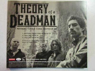 THEORY OF A DEADMAN NOTHING COULD COME BETWEEN US PROMO CD W/CALL