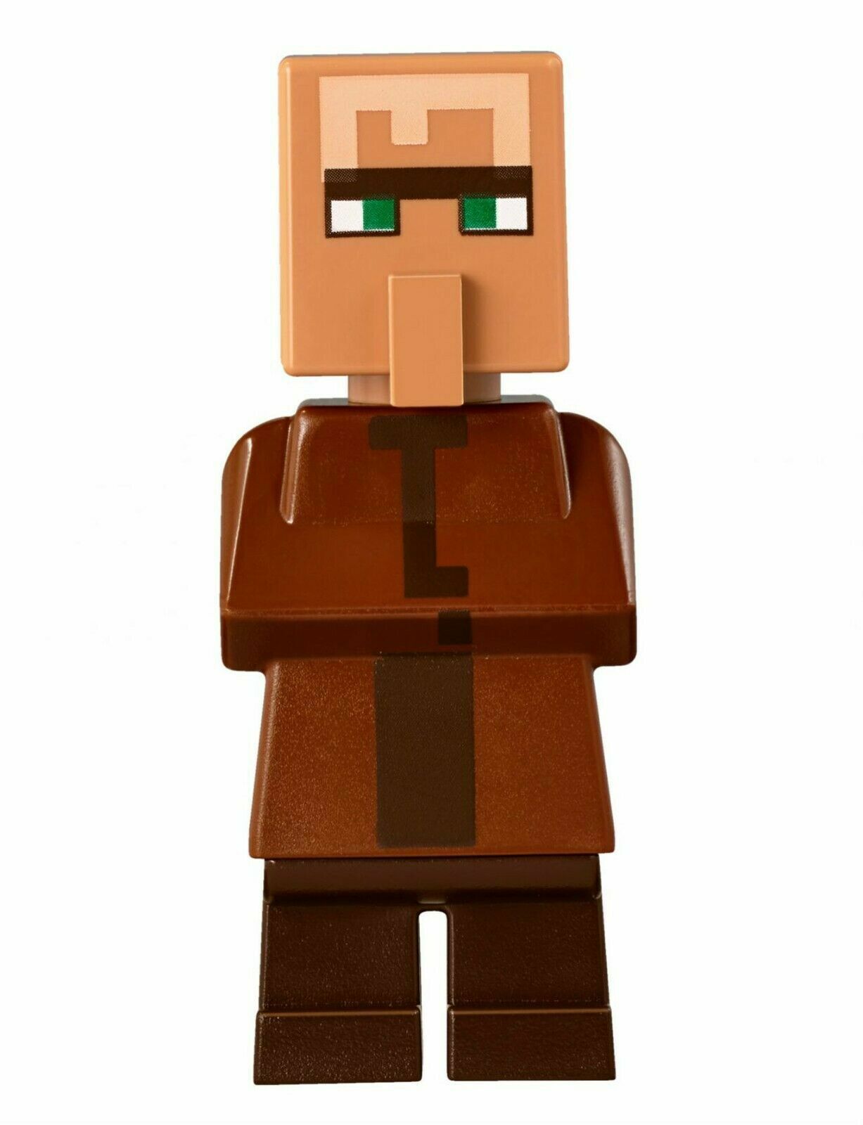 Lego Minecraft Villager Reddish Brown Minifigure 21138 21128