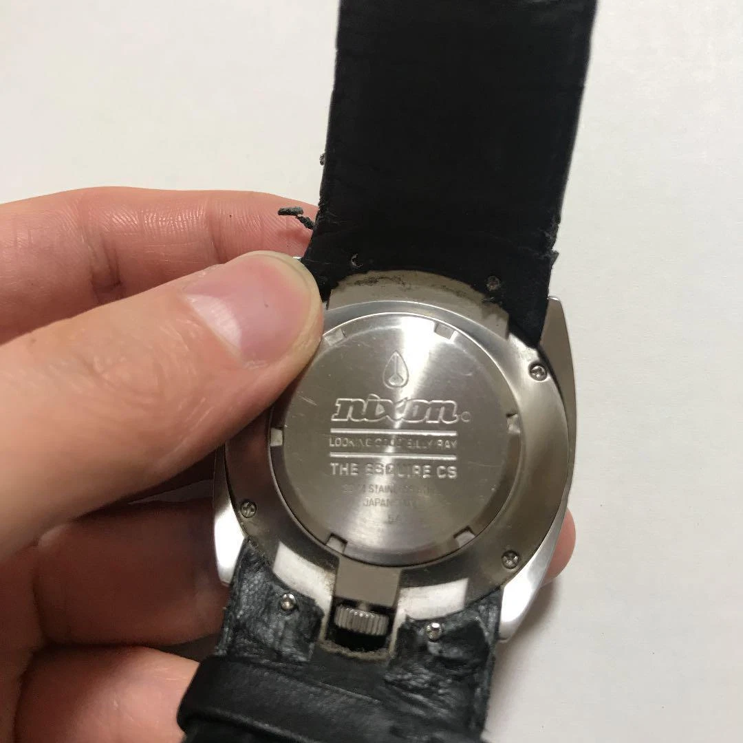 Nixon The ESQUIRE CS Black 30M Stainless Steel