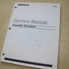 CATERPILLAR Switchgear System Operation Schematic Test Shop Service Manual cat