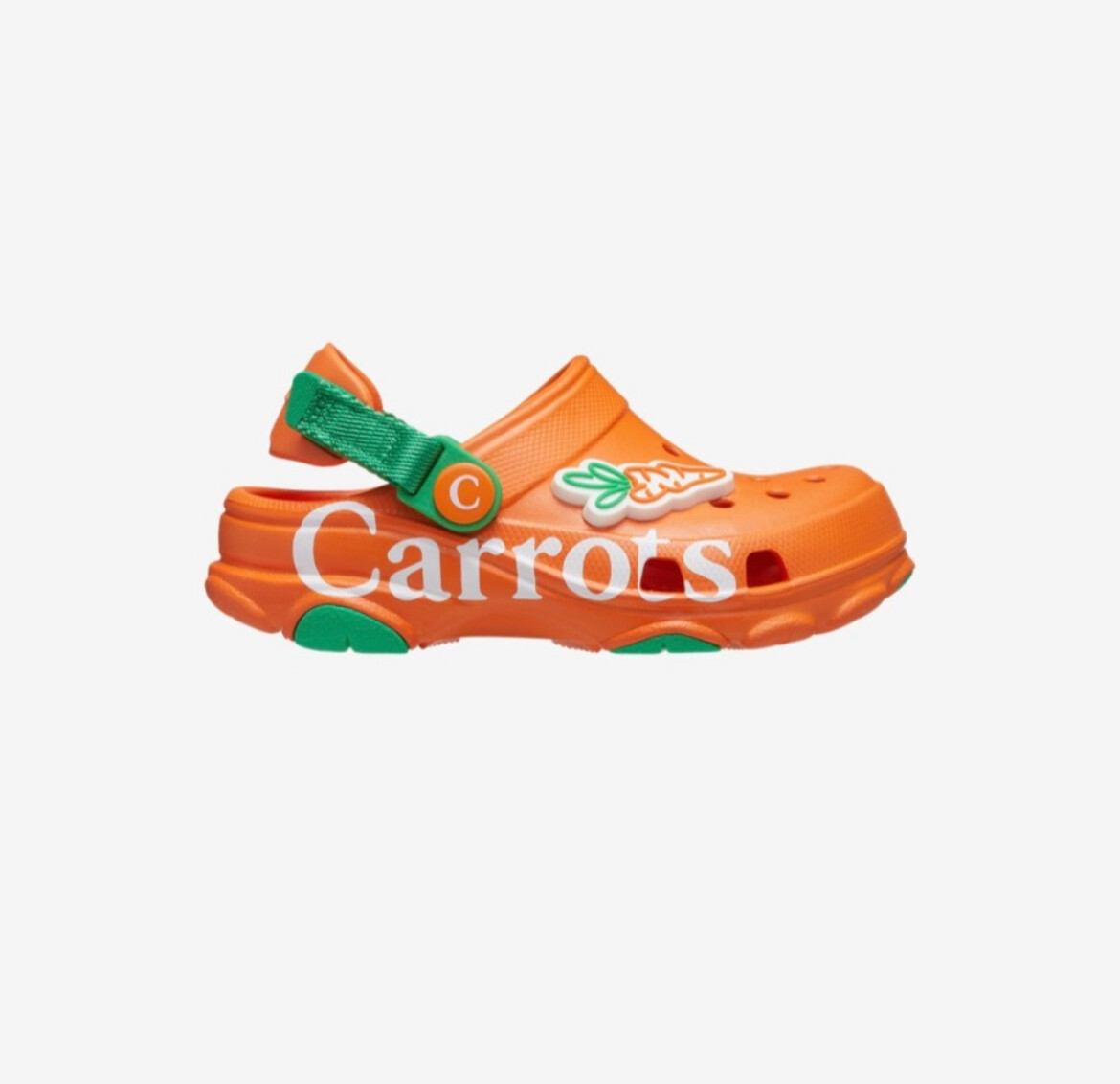 Crocs Anwar Carrots x Clog 'Orange' TD PS size NWT