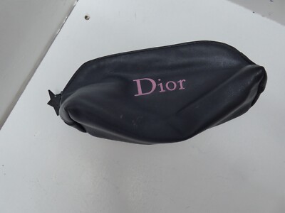Damen Dior Tasche / Kosmetiktasche schwarz mit Reißverschluss